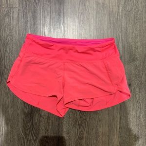 Lululemon pink shorts!!!